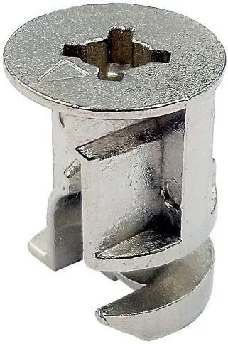 Эксцентрик Ø15 мм для стенок 23/25, шлиц Combi PH3/WS4 28625, голубой цинк - фото