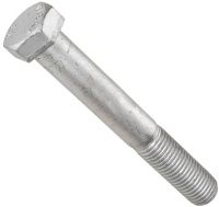 Болт шестигранный М10х50 мм DIN 931, класс прочности 8.8, цинк-ламельное покрытие flZnncL/480h