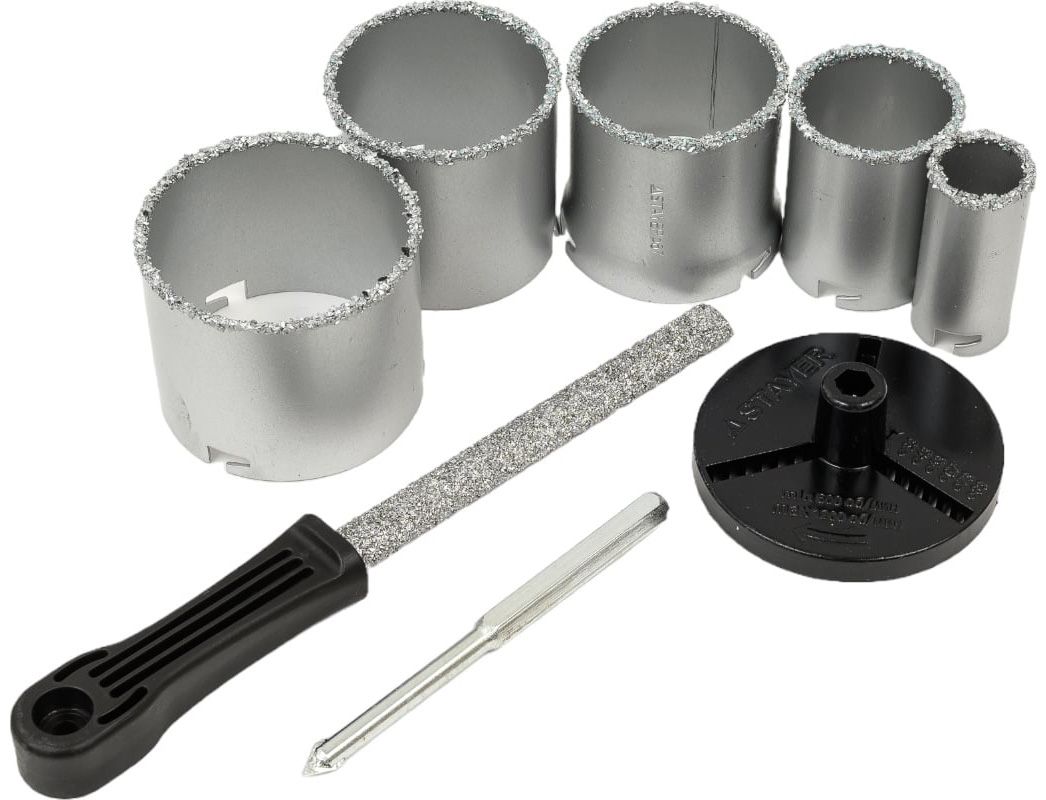 Набор кольцевых коронок с карбидом вольфрама Expert Kraftool 33345-H8, 8 шт - фото