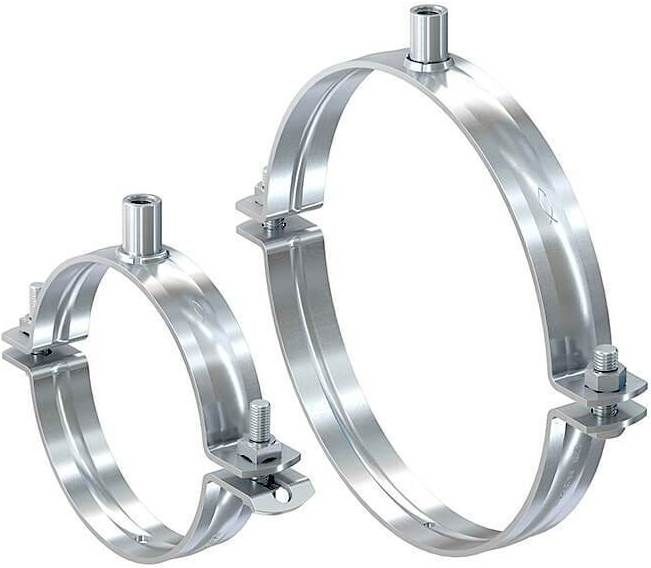 Хомут для труб Fischer FRSMN, оцинкованная сталь - фото