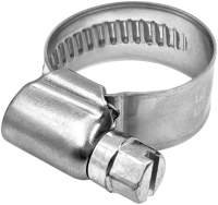 Хомут червячный DIN 3017, нержавеющая сталь W4