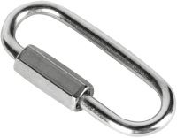 Карабин винтовой удлиненный 8838, нержавеющая сталь А4