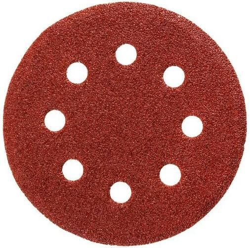 Круг шлифовальный самозацепляющийся с отверстиями 125 мм Р120 Stayer Master 35452-125-120, 5 шт - фото