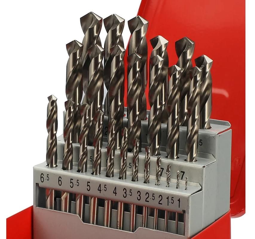 Набор сверл по металлу 1-13 мм HSS-G 118° DIN 338 Pro H-Tools 214215PRO, 25 шт - фото
