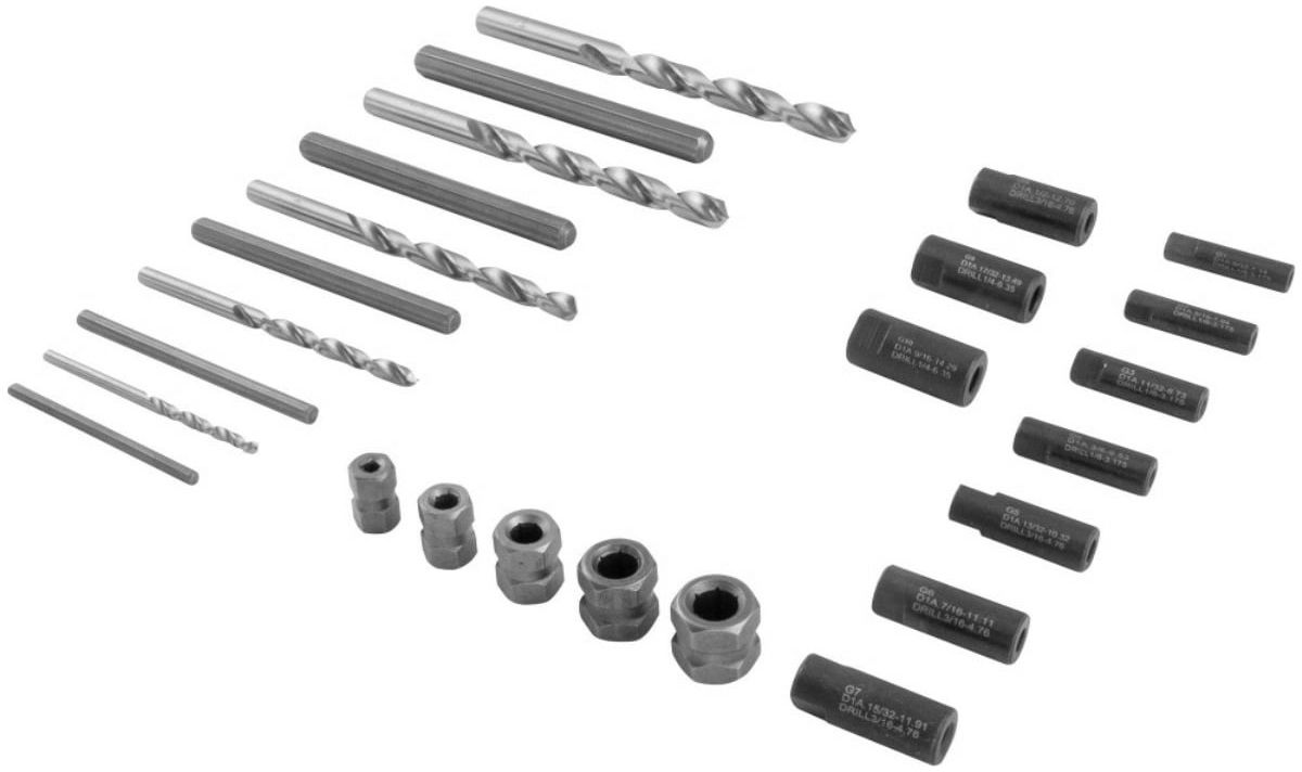 Набор экстракторов поврежденного крепежа Thorvik SES25, 25 шт - фото