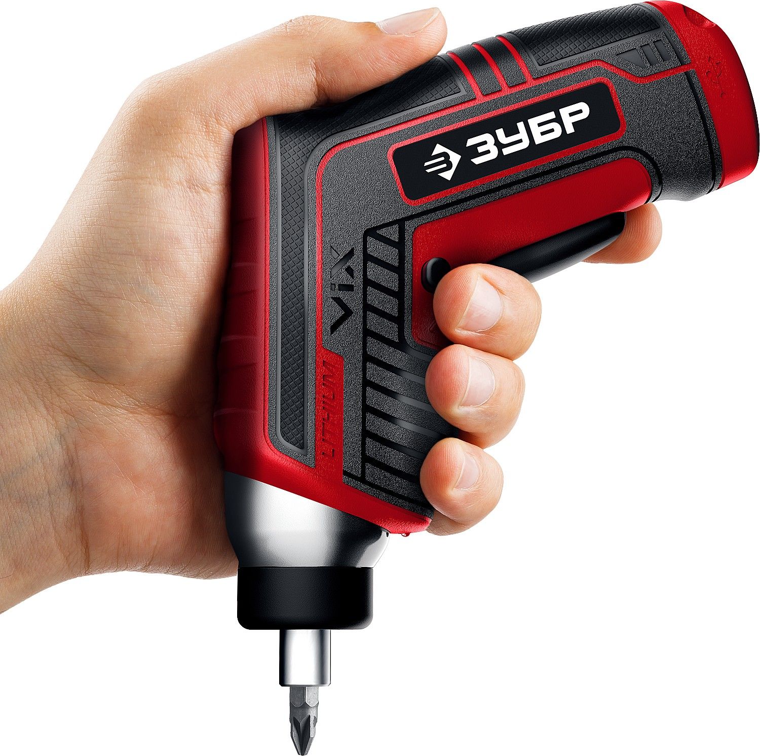 Отвертка аккумуляторная ЗУБР Мастер ViX ЗО-Е-3.6 Ли, в коробке - фото