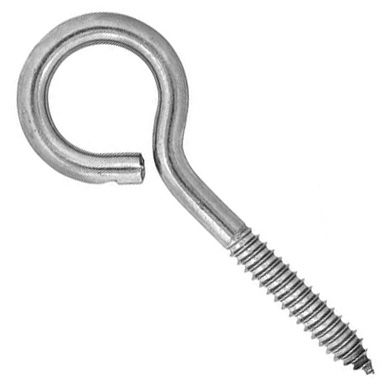 Шуруп-кольцо 25х12 арт. 88133, нержавеющая сталь А4 - фото