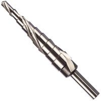 Сверло ступенчатое 4-12 мм, хвостовик 6 мм HSS Messer 20-09-412, 9 ступеней