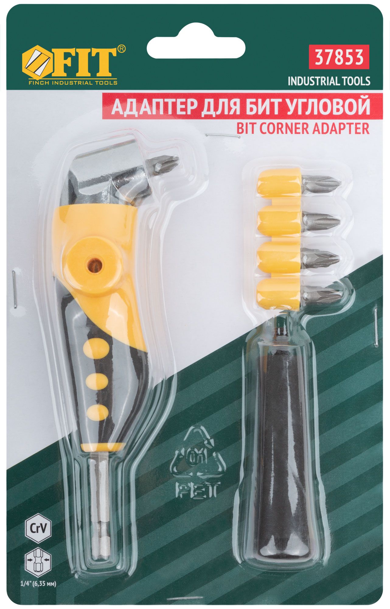 Адаптер для бит угловой FIT 37853, 6 предметов - фото