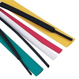 Трубка 30/15 мм термоусадочная самозатухающая TCT 2:1 чёрная Raychman, 1 м - фото