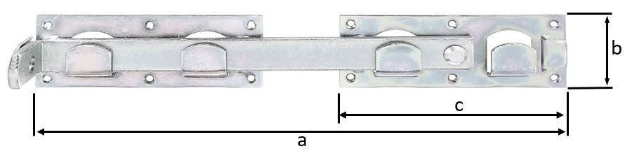 Засов для ворот GAH - схема