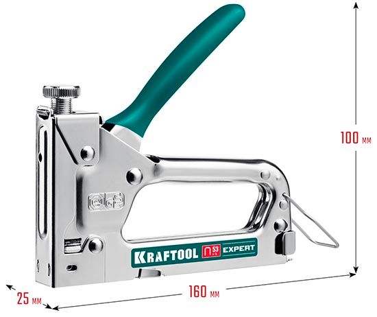 Степлер Expert-53 Kraftool 3187_z01 - размеры