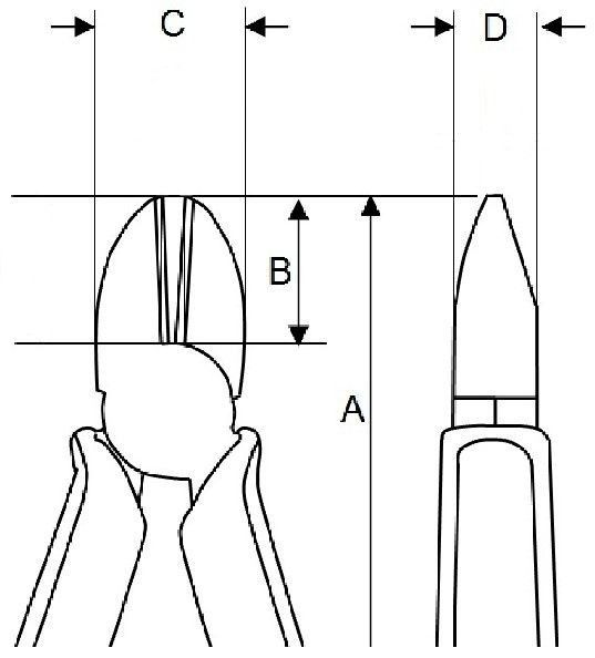 Бокорезы диэлектрические 150 мм IRWIN 10505865-схема