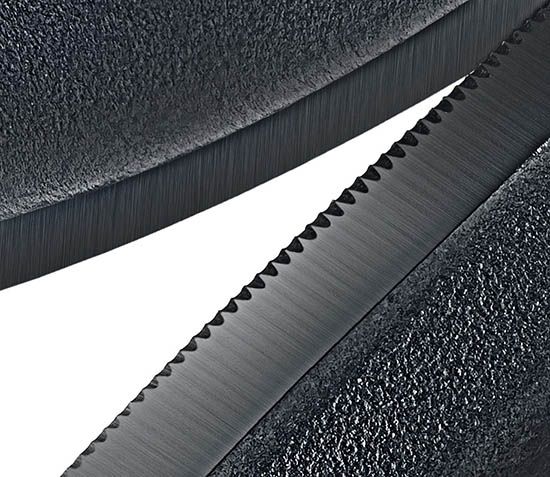 Ножницы по металлу 270 мм левые Grand Kraftool 2324-L - рабочая часть