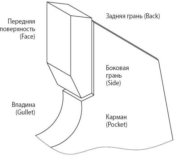 Зуб пильного диска