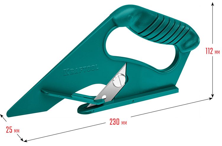 Нож для напольных покрытий LINO-А02 Kraftool 0930_z01 - размеры