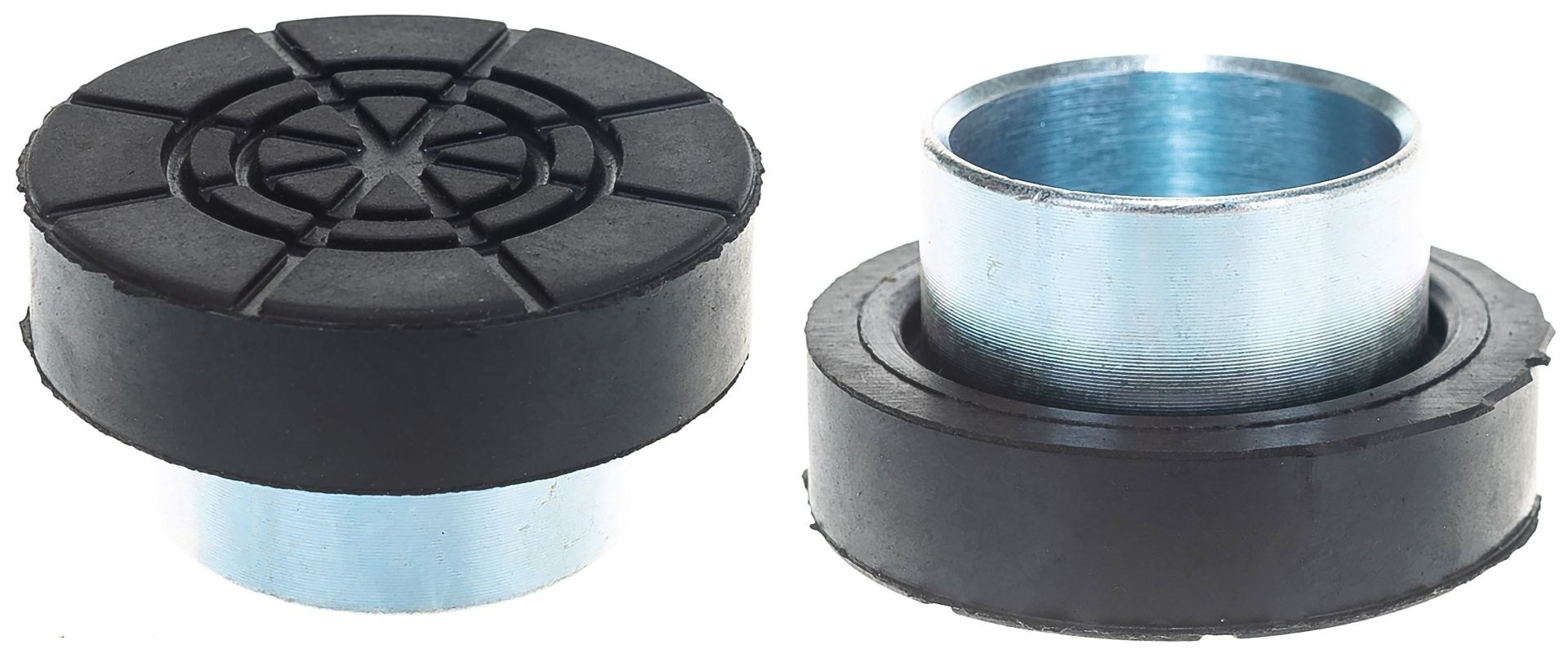 Адаптер бутылочного домкрата с резиновой накладкой для штока - изображение