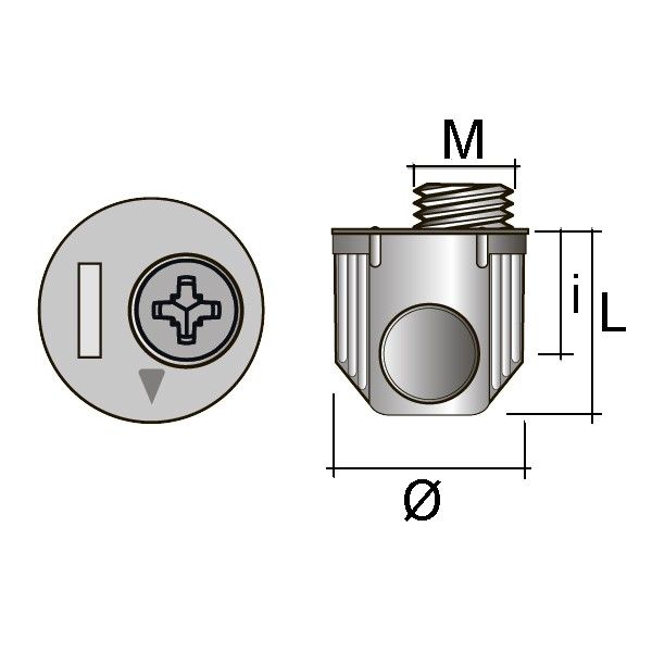 TRIO стяжка коническая D15 