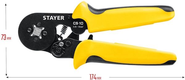 Пресс-клещи Stayer CS-10 размеры