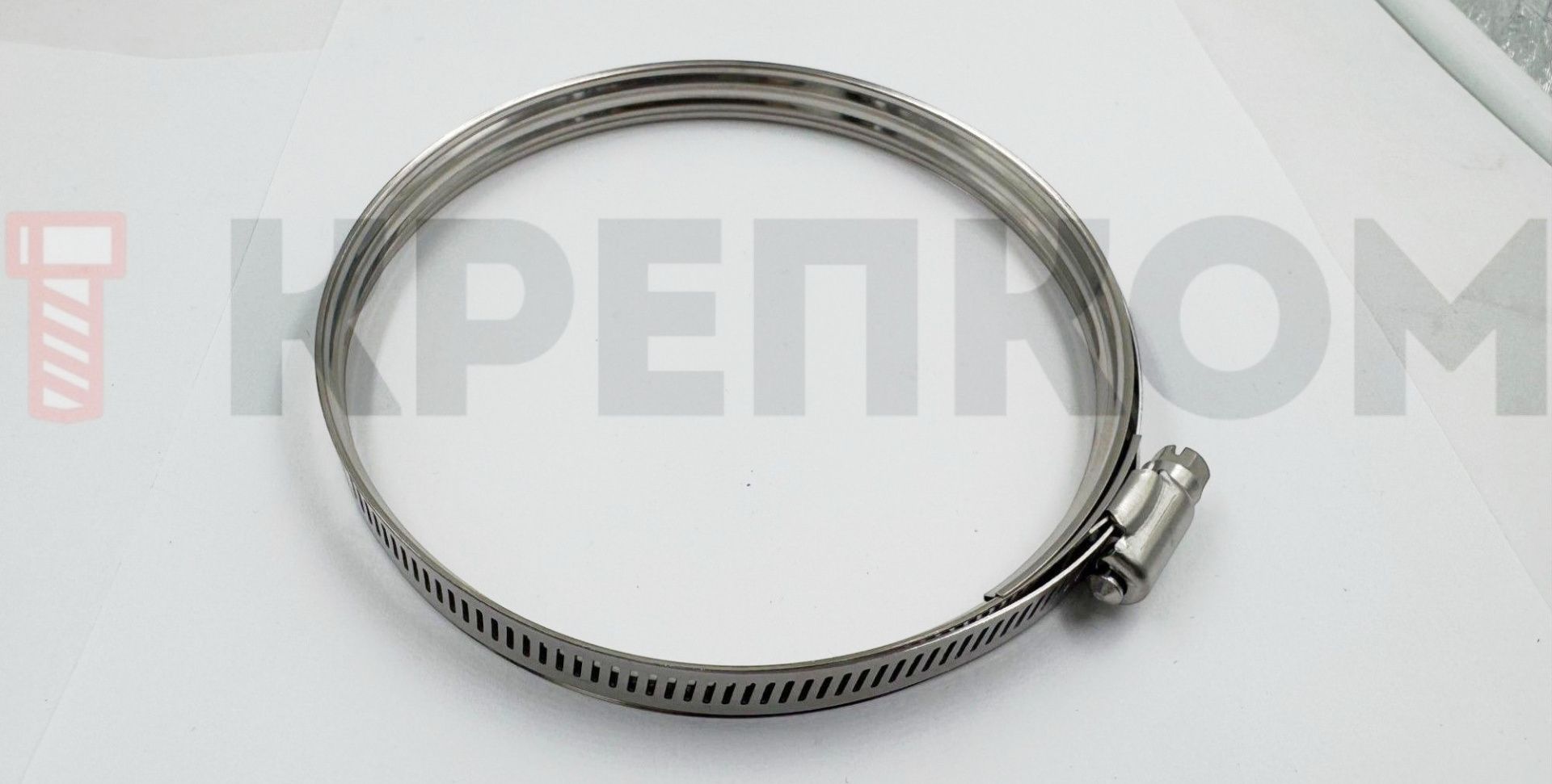 Хомут червячный ZIP из нержавеющей стали W4 - фото