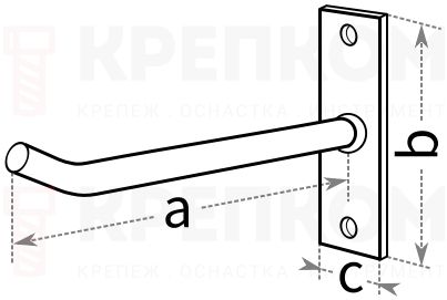 Набор для крепления автоколес Gah Alberts 801960 - схема, чертеж