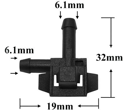 Соединитель трубок автомобильный AS-1193 - схема
