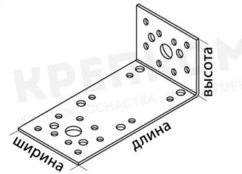 уголок анкерный схема