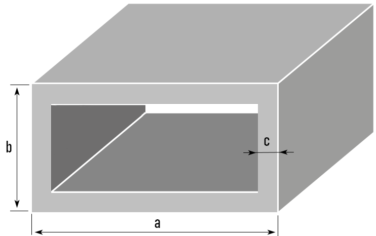 профиль прямоугольный схема