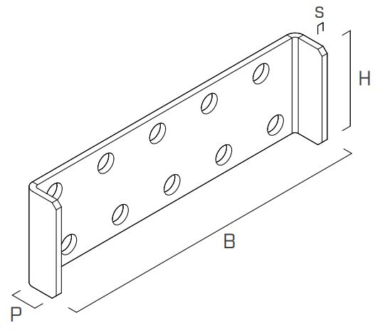 Пластина Lock Stop Holz Technic - схема