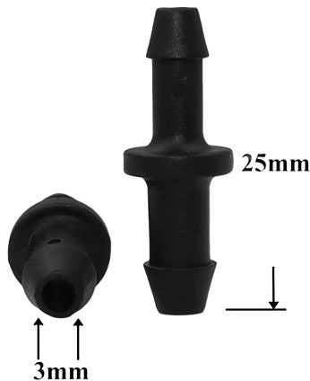 Соединитель трубок омывателя автомобильный AS-1363 - схема