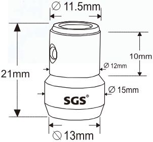 Держатель бит магнитный SGS - схема