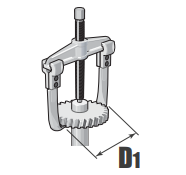 Диапазон внешнего захвата съёмника