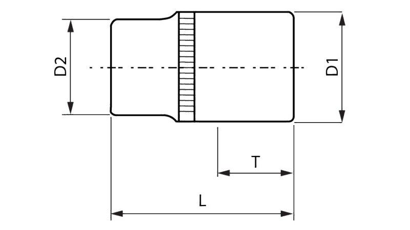 Торцевые головки 1/2", 1/4" Ombra, схема