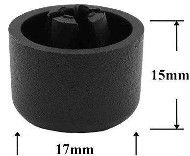 Автомобильная крепежная вставка-заглушка AS-1414 - схема