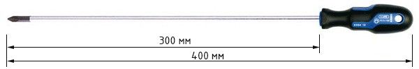  Отвертка Pozidriv PZ2x300 мм NAREX S Line Profi 839414