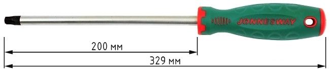 Отвертка TORX T50х200 мм Jonnesway ANTI-SLIP GRIP D71T50