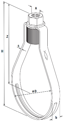 Схема хомута FRLH уменьшенная