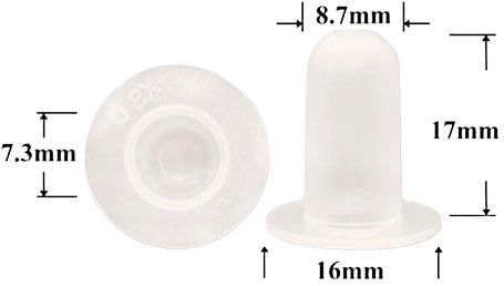 Автомобильная крепежная вставка-заглушка AS-023 - схема