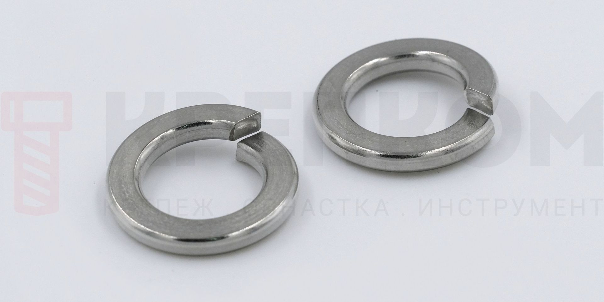 Шайба пружинная (гровер) DIN 127 тип B из нержавеющей стали А2 - фото