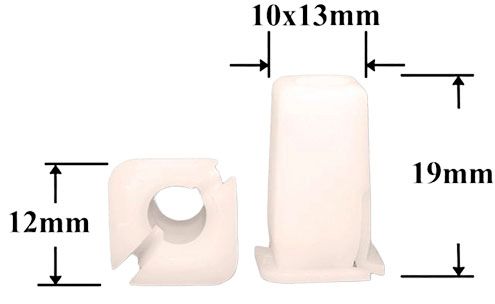 Вставка автомобильная под саморез AS-1289 - схема