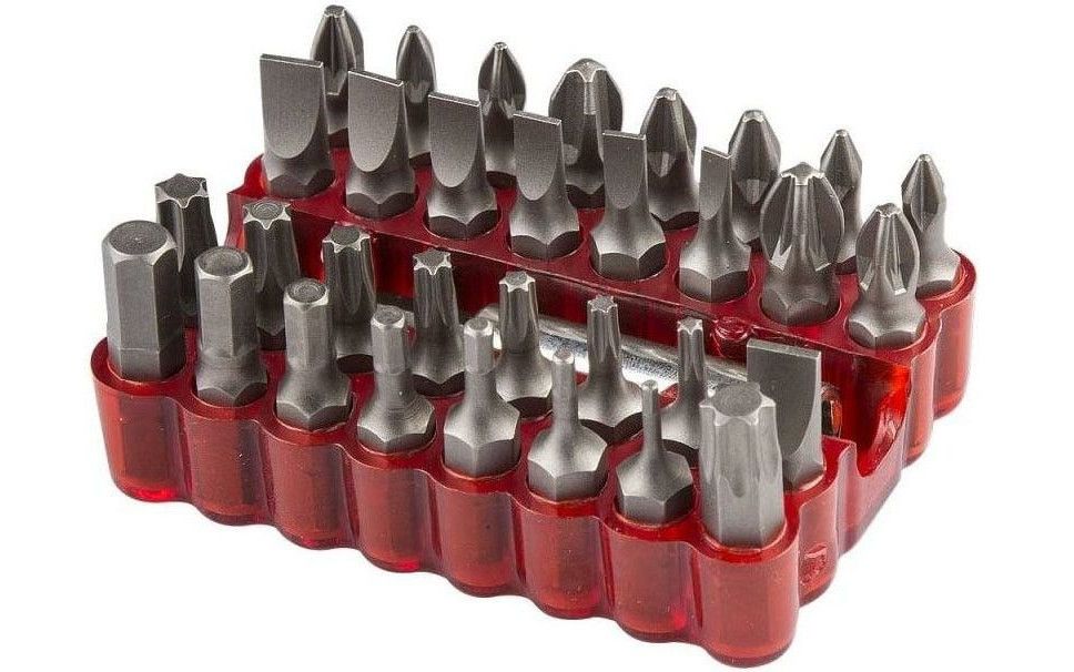 Набор бит с магнитным адаптером ЗУБР 26045-Н33, CR-V, 33 предмета - изображение