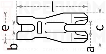 Укоротитель цепной клешневой - схема, чертеж