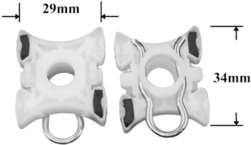 Вставка автомобильная под саморез AS-1306 - схема