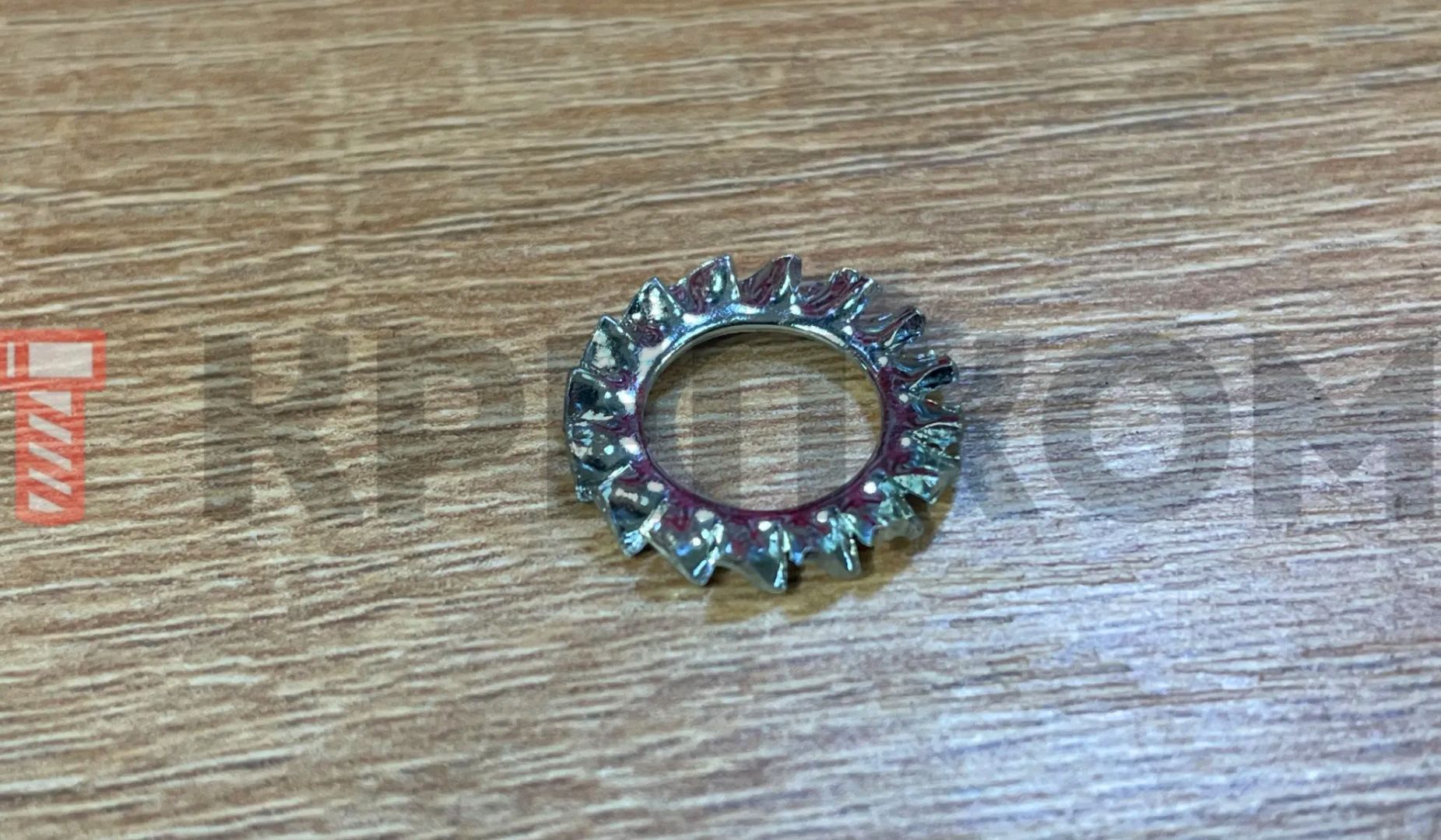 Шайба стопорная с насечками DIN 6798A оцинкованная - фото