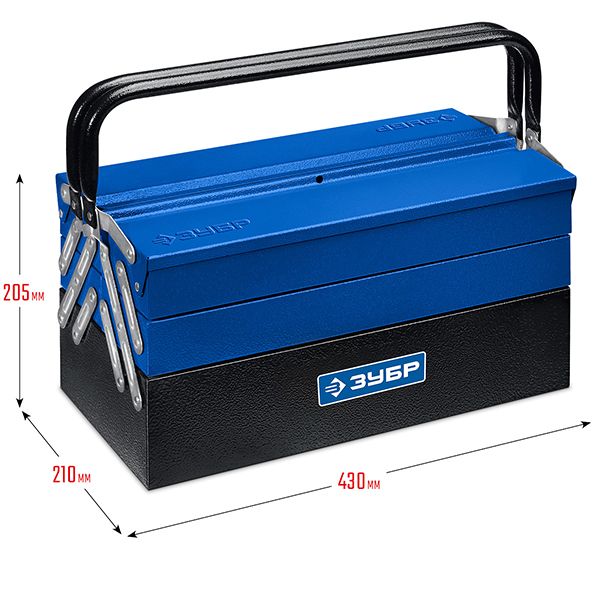 Ящик для инструментов раздвижной металлический ЯРУС Профессионал ЗУБР