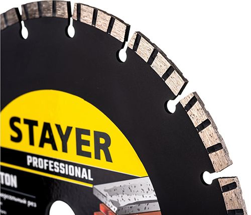 Диск алмазный отрезной по бетону Beton Professional Stayer - рабочая часть 