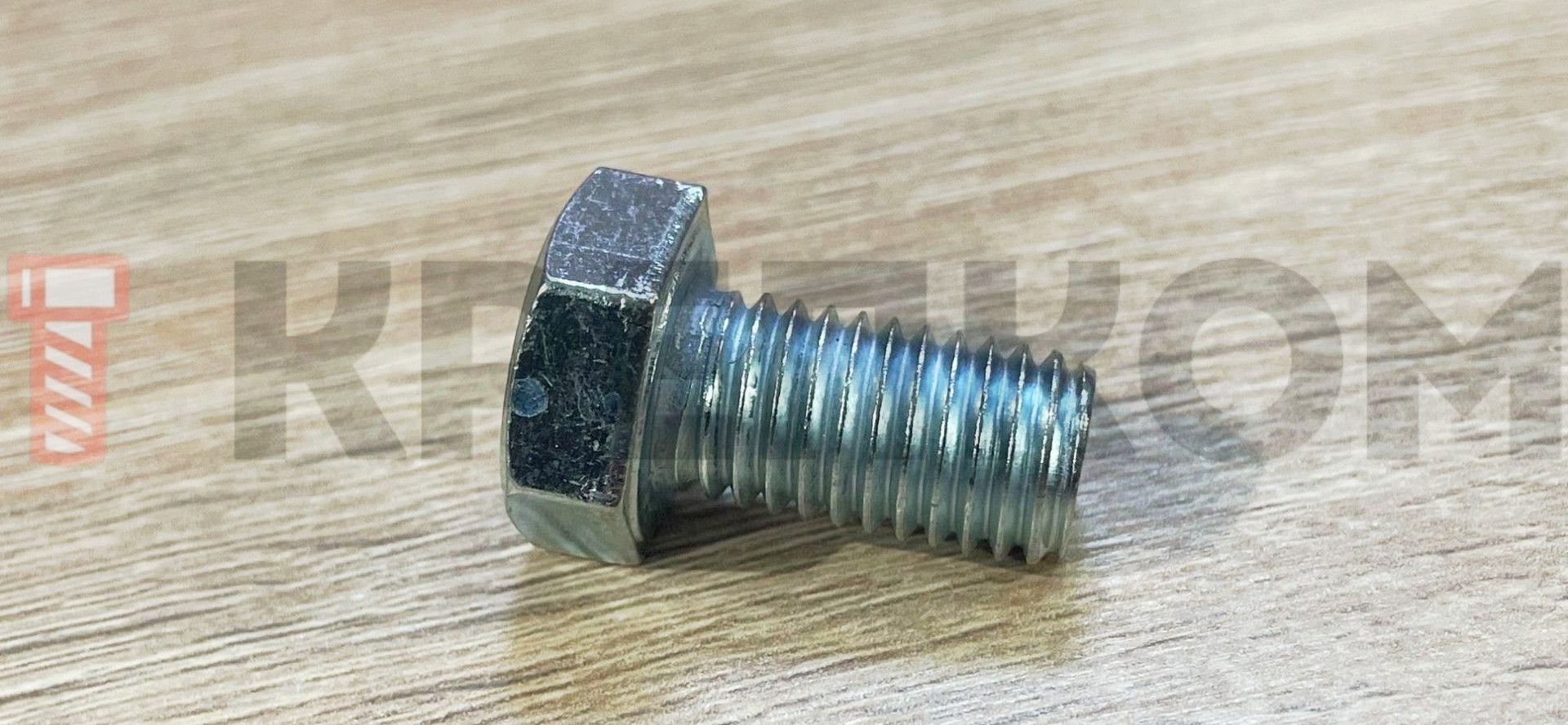 Болт шестигранный М12х22 DIN 933 класса прочности 8.8 - фото