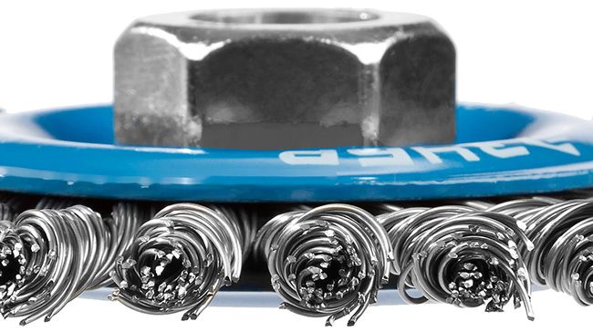 Щетка дисковая жгутированная 0,5 мм для УШМ Профессионал ЗУБР - рабочая часть