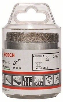 Коронка алмазная Bosch DRY SPEED для УШМ