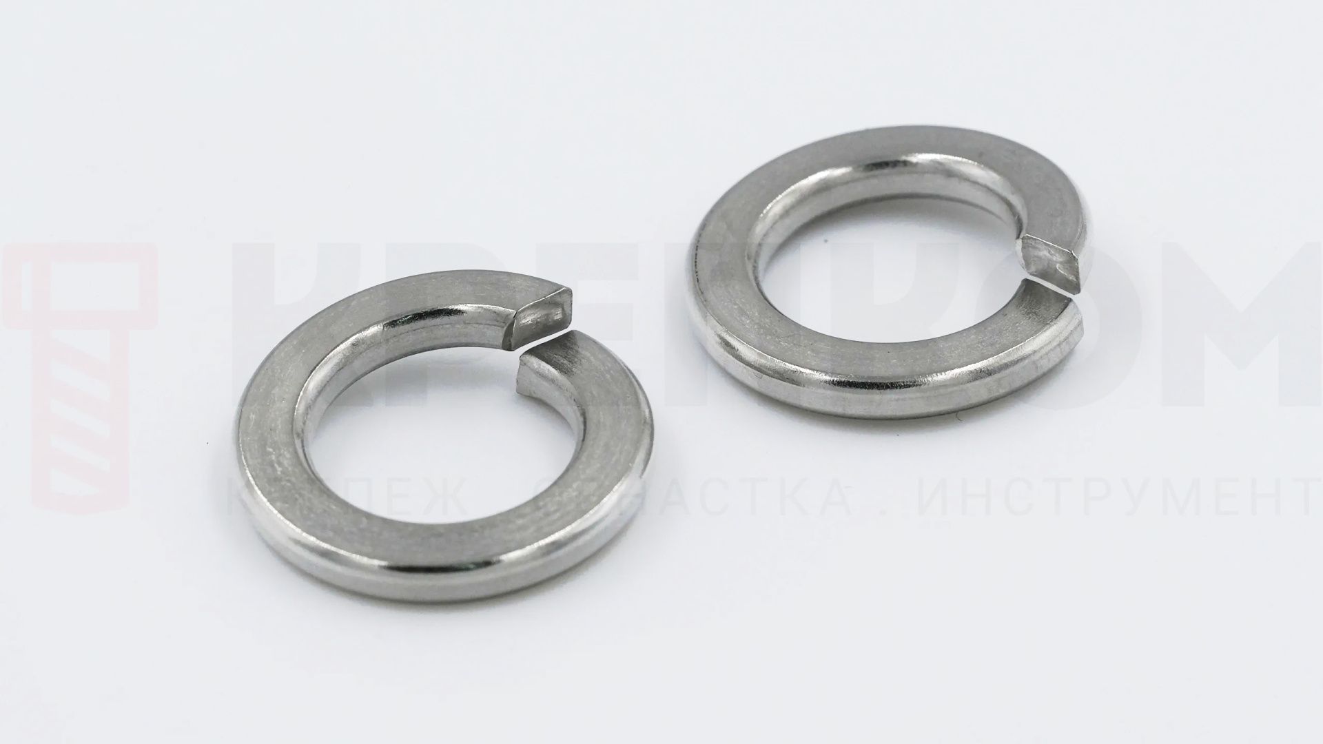 Шайба пружинная (гровер) DIN 127 тип B, нержавеющая сталь А2 - фото